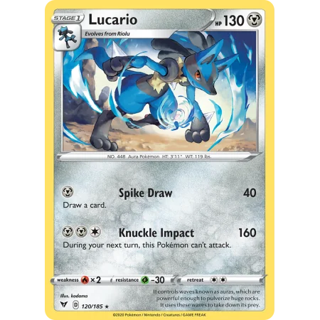 Lucario (Reverse Holo)