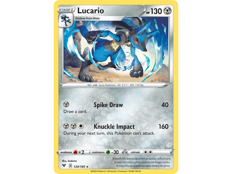 Lucario (Reverse Holo)