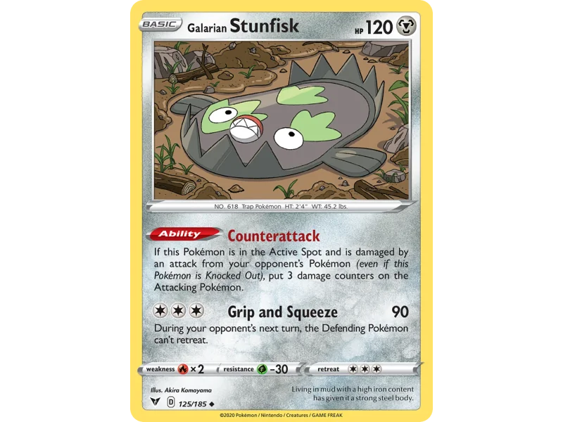 Galarian Stunfisk (Reverse Holo)