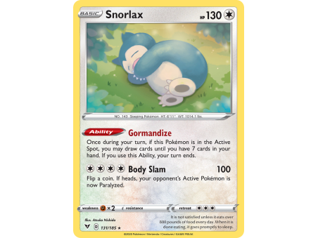 Snorlax (Reverse Holo)
