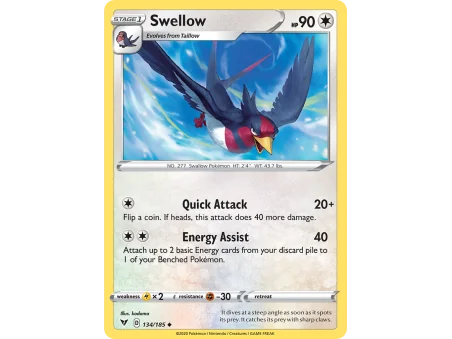 Swellow (Reverse Holo)