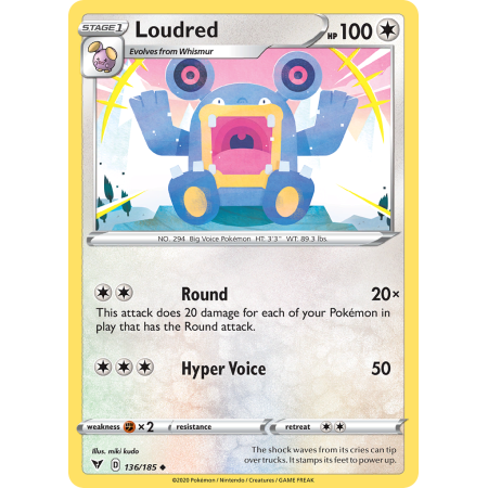 Loudred (Reverse Holo)