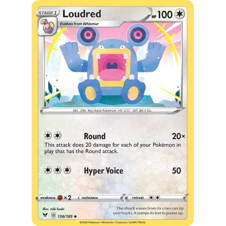 Loudred (Reverse Holo)