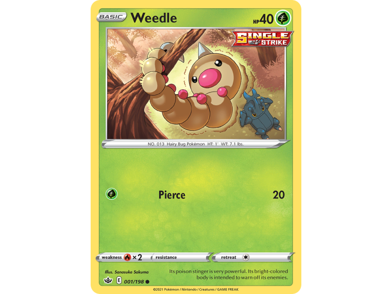 Weedle (Reverse Holo)