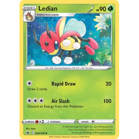 Ledian (Reverse Holo)