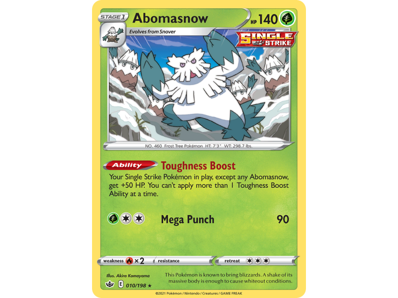 Abomasnow (Reverse Holo)