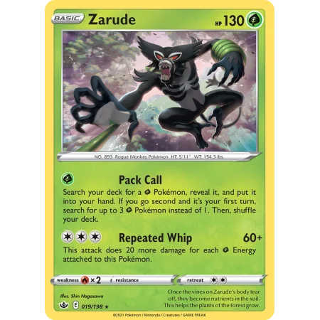 Zarude (Reverse Holo)