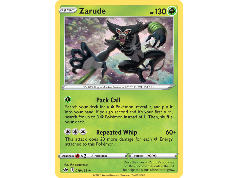 Zarude (Reverse Holo)