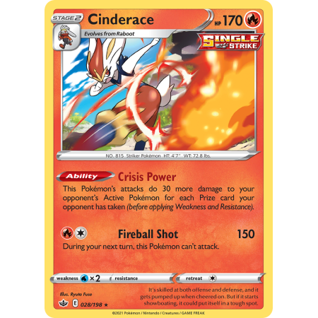 Cinderace (Reverse Holo)
