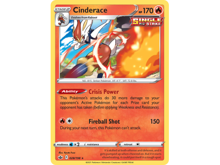 Cinderace (Reverse Holo)