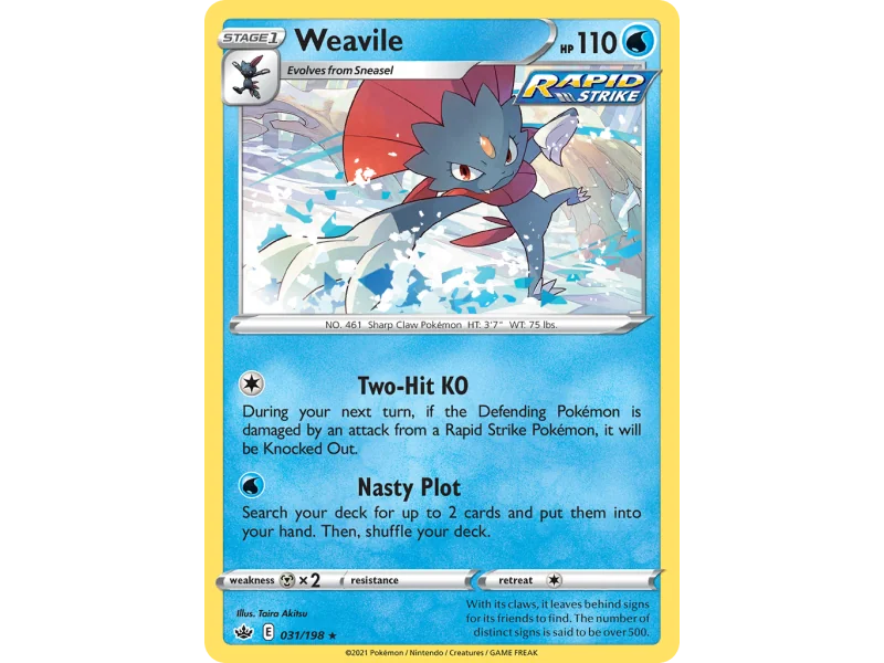 Weavile (Reverse Holo)
