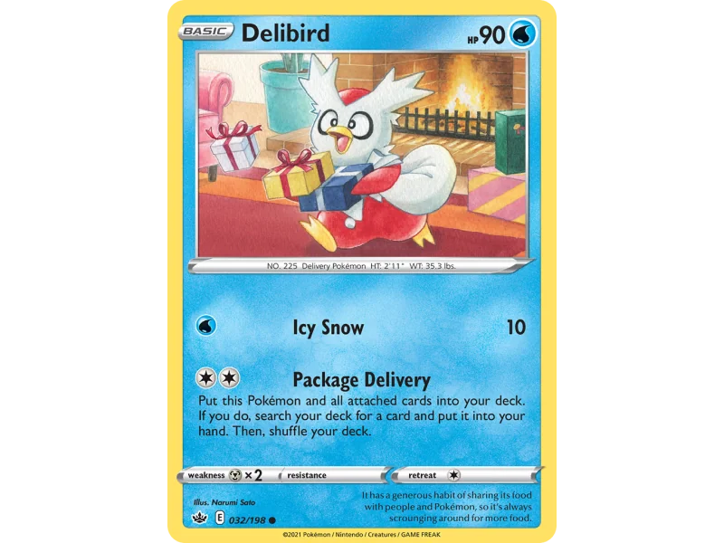 Delibird (Reverse Holo)
