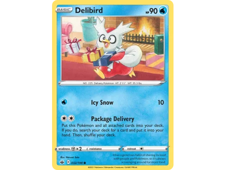 Delibird (Reverse Holo)