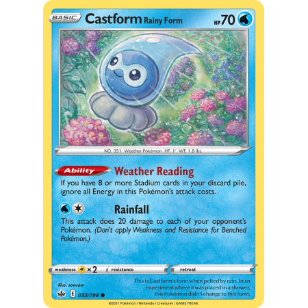 Castform Rainy Form