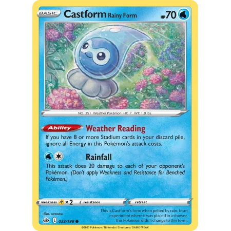 Castform Rainy Form