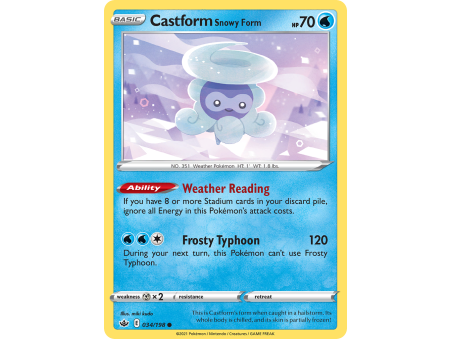 Castform Snowy Form