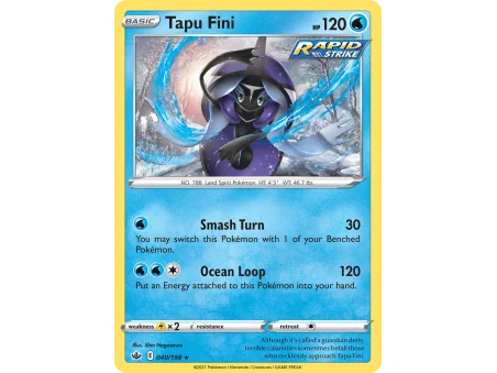 Tapu Fini (Reverse Holo)