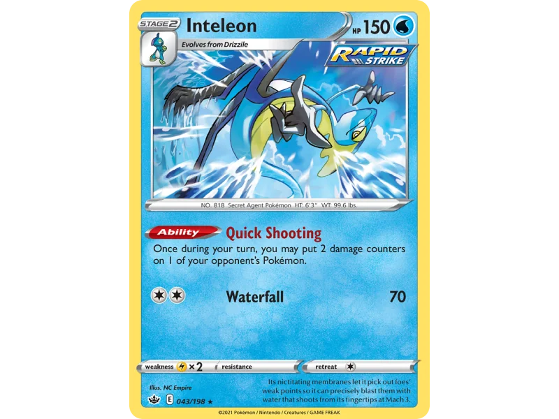 Inteleon (Reverse Holo)