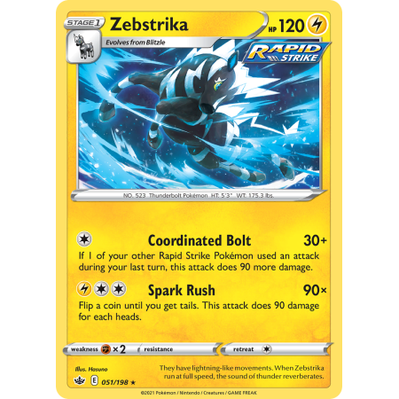 Zebstrika (Reverse Holo)