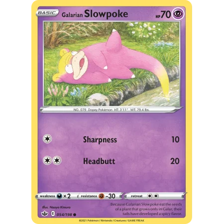 Galarian Slowpoke (Reverse Holo)