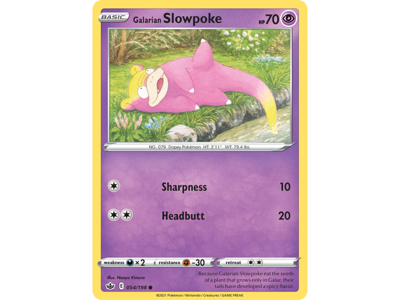 Galarian Slowpoke (Reverse Holo)