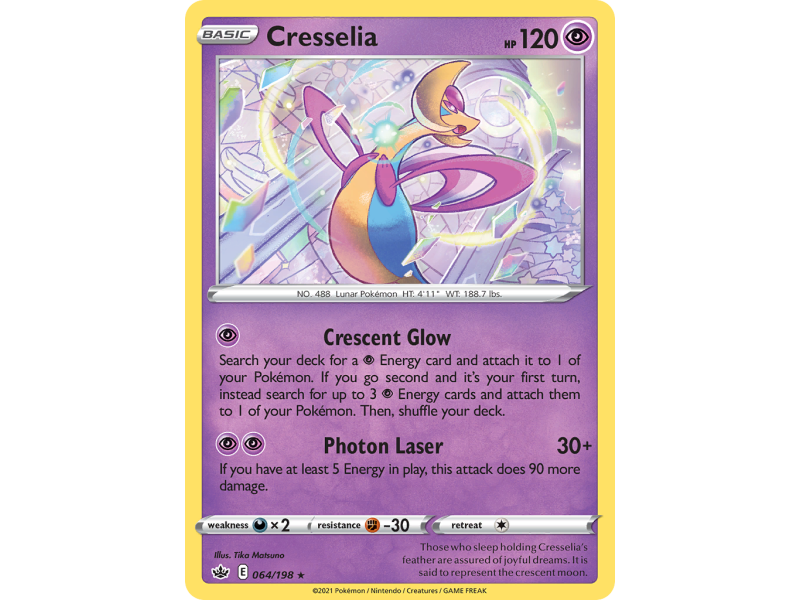 Cresselia (Reverse Holo)