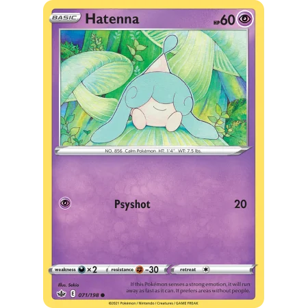 Hatenna (Reverse Holo)