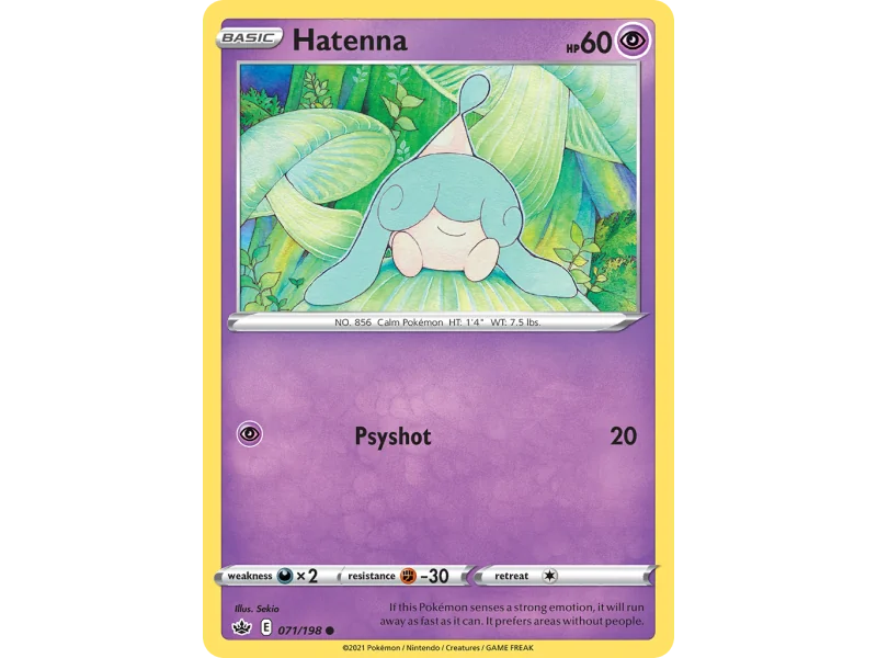 Hatenna (Reverse Holo)