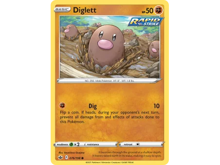 Diglett (Reverse Holo)