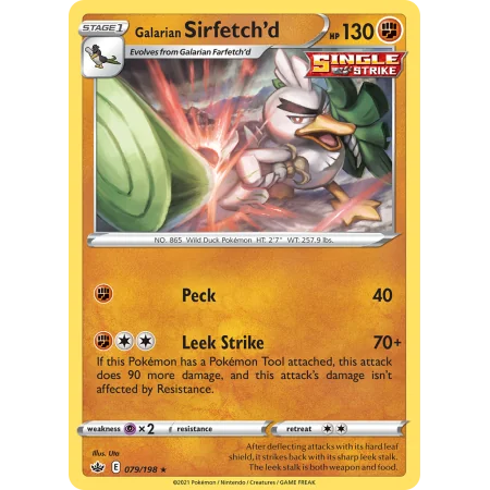 Galarian Sirfetch'd (Reverse Holo)