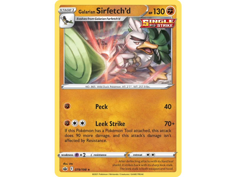 Galarian Sirfetch'd (Reverse Holo)