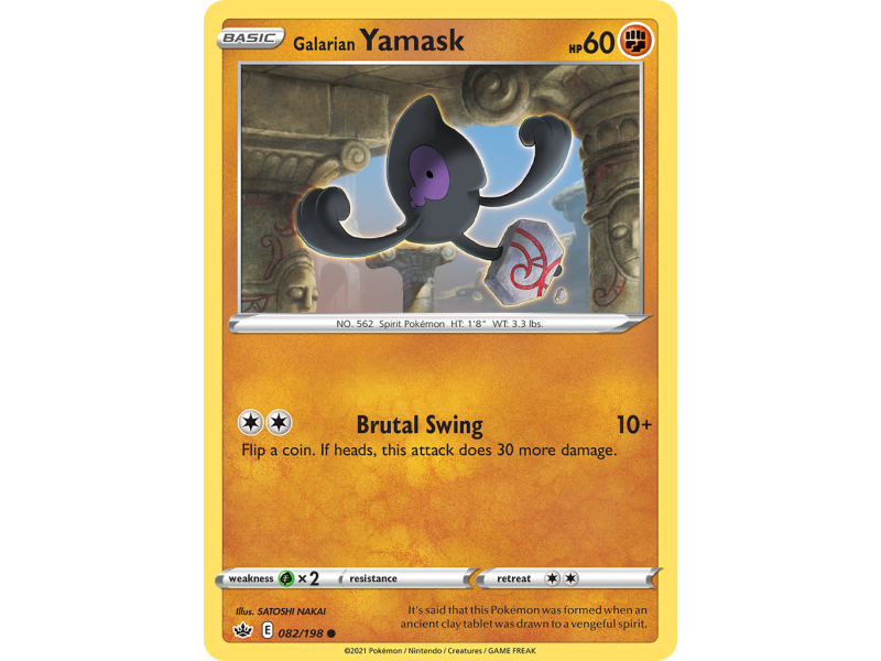 Galarian Yamask (Reverse Holo)