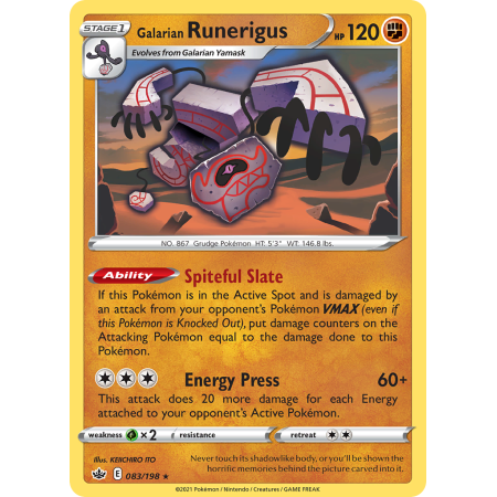Galarian Runerigus (Holo)
