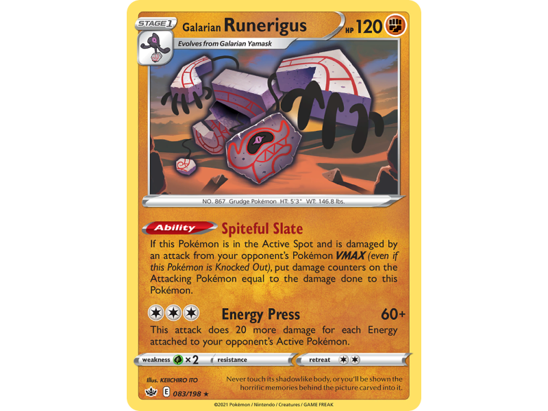 Galarian Runerigus (Holo)