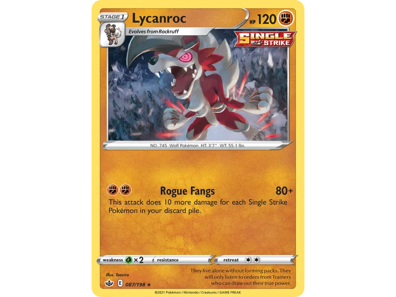 Lycanroc (Reverse Holo)