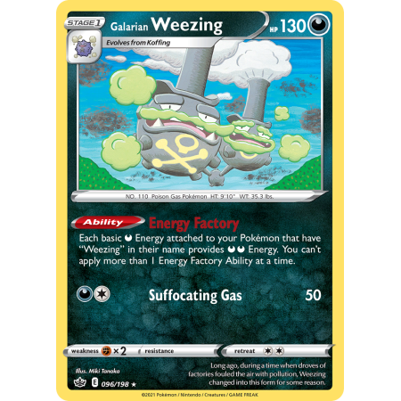 Galarian Weezing (Reverse Holo)