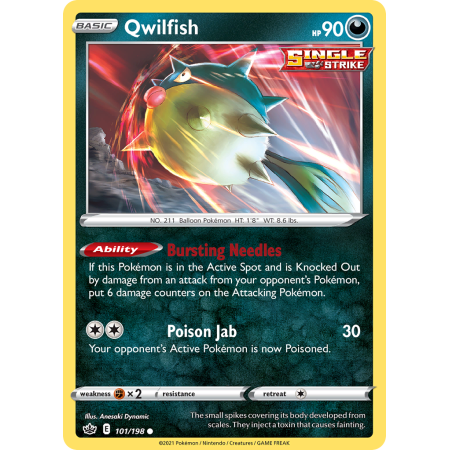 Qwilfish (Reverse Holo)