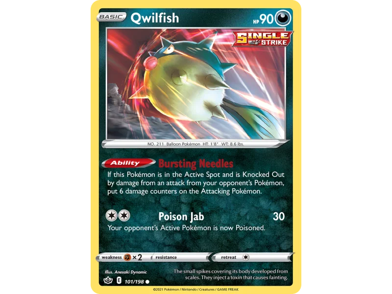 Qwilfish (Reverse Holo)