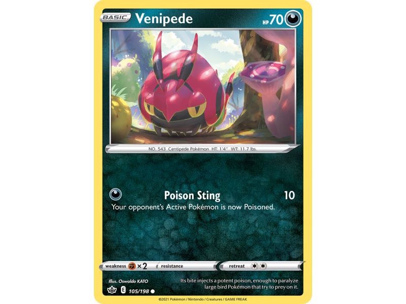 Venipede (Reverse Holo)