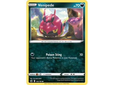 Venipede (Reverse Holo)