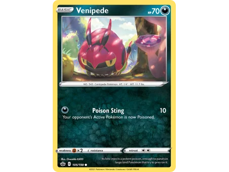 Venipede (Reverse Holo)