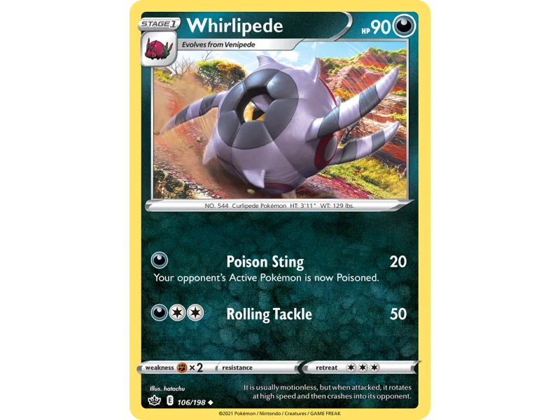 Whirlipede (Reverse Holo)