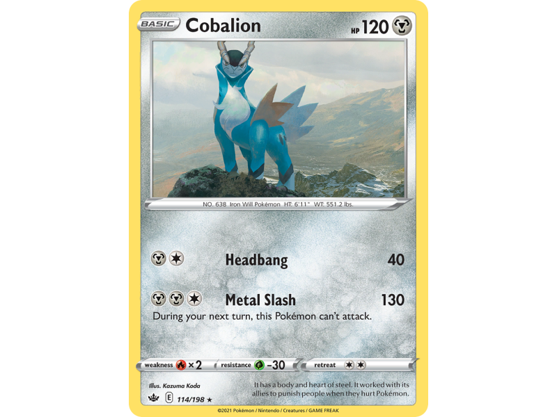 Cobalion (Reverse Holo)