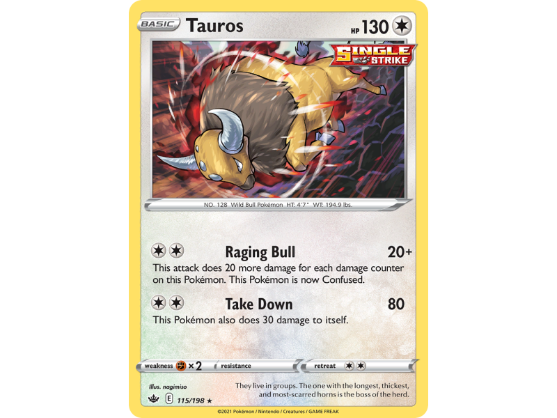 Tauros (Reverse Holo)