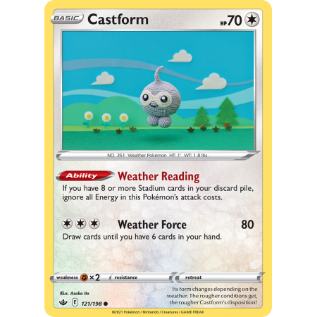 Castform (Reverse Holo)
