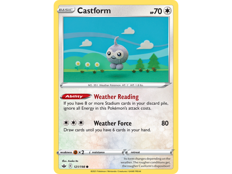 Castform (Reverse Holo)