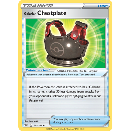 Galarian Chestplate (Reverse Holo)