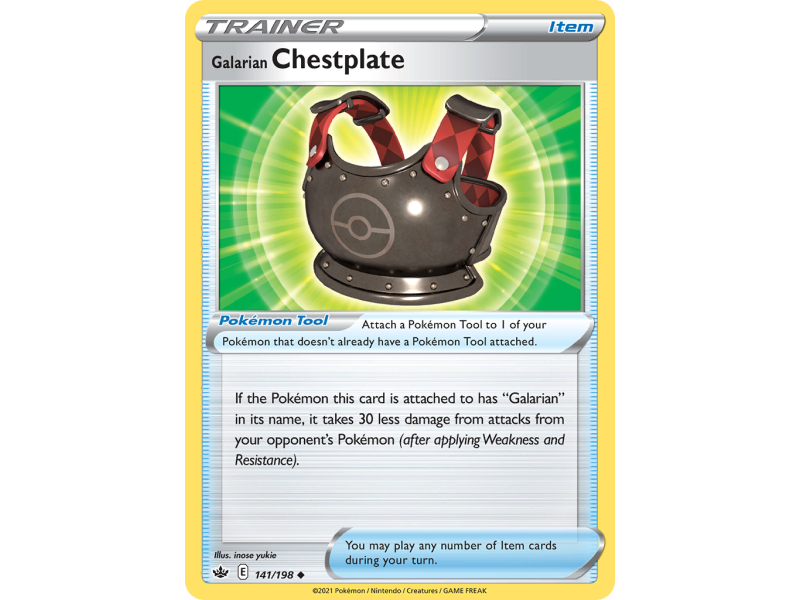 Galarian Chestplate (Reverse Holo)