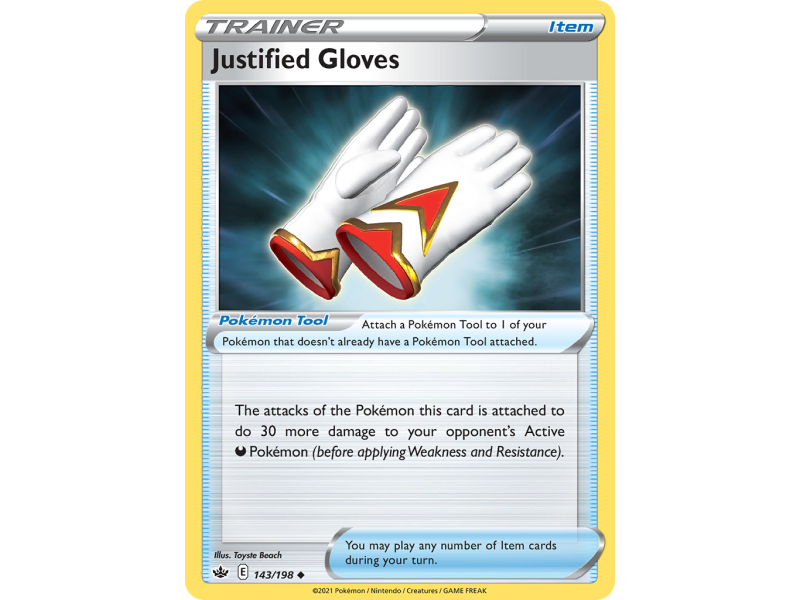 Justified Gloves (Reverse Holo)