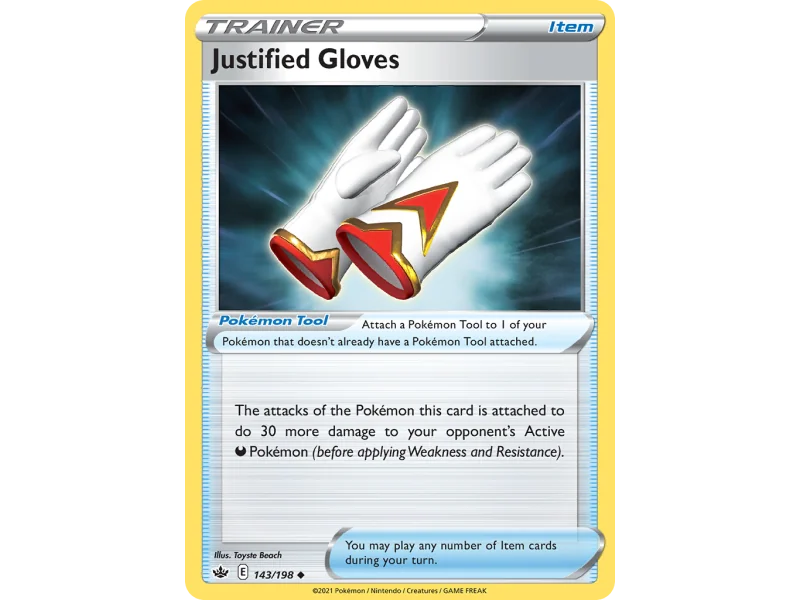 Justified Gloves (Reverse Holo)